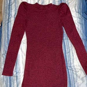 Burgundy Charlotte Russe dress